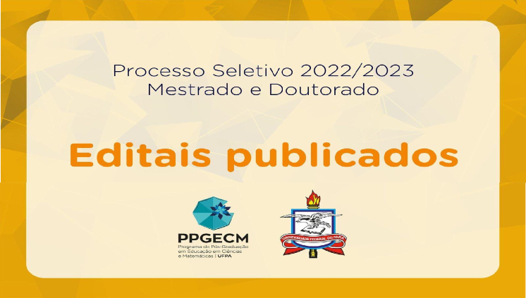 PPGECM lança edital de seleção para mestrado e doutorado