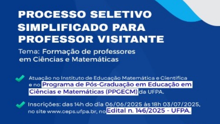Processo Seletivo Simplificado - Professor Visitante